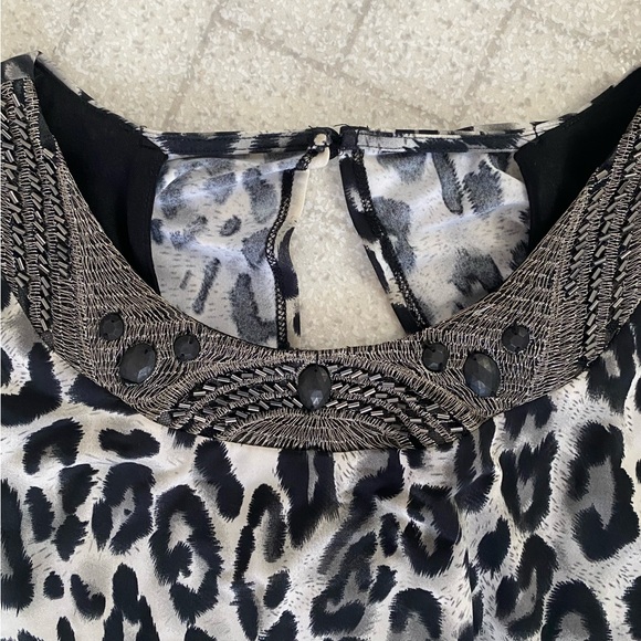 Dress Barn sophisticated leopard print dress - Picture 3 of 6